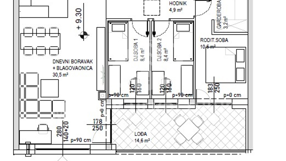 Wohnung, 99 m2, Verkauf, Čakovec - Globetka