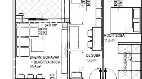 Apartment, 85 m2, For Sale, Čakovec - Globetka
