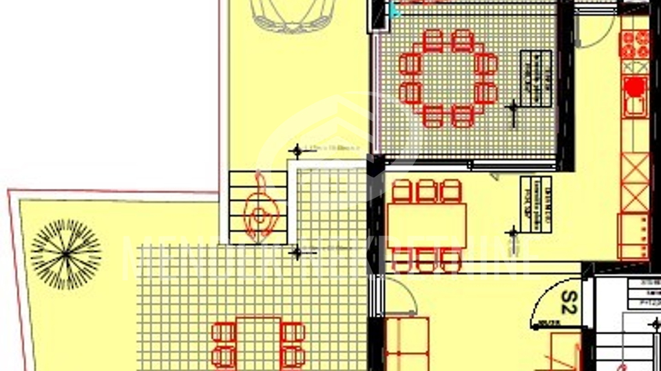 *PAG- ŠIMUNI* BEZ PROVIZIJE!!! 3-S stan 116,63 m2, prizemlje, prodaja