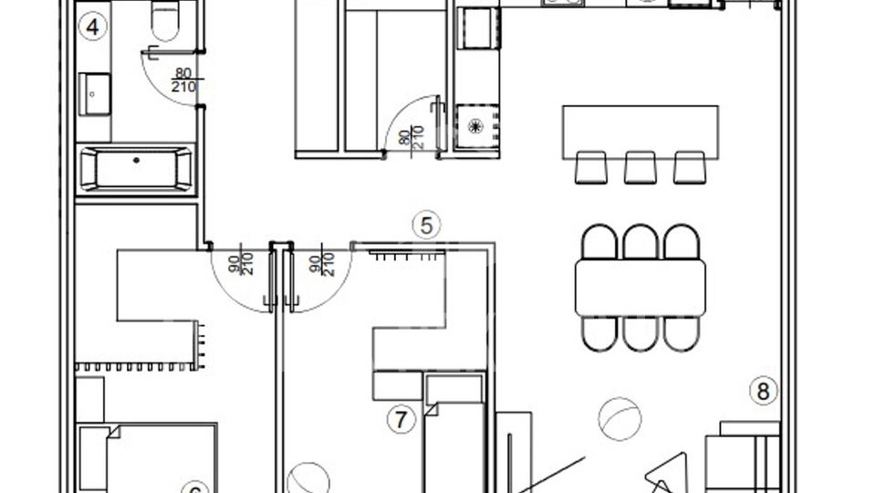 Apartment&comma; 101 m2&comma; For Sale&comma; Vara&zcaron;din - Centar