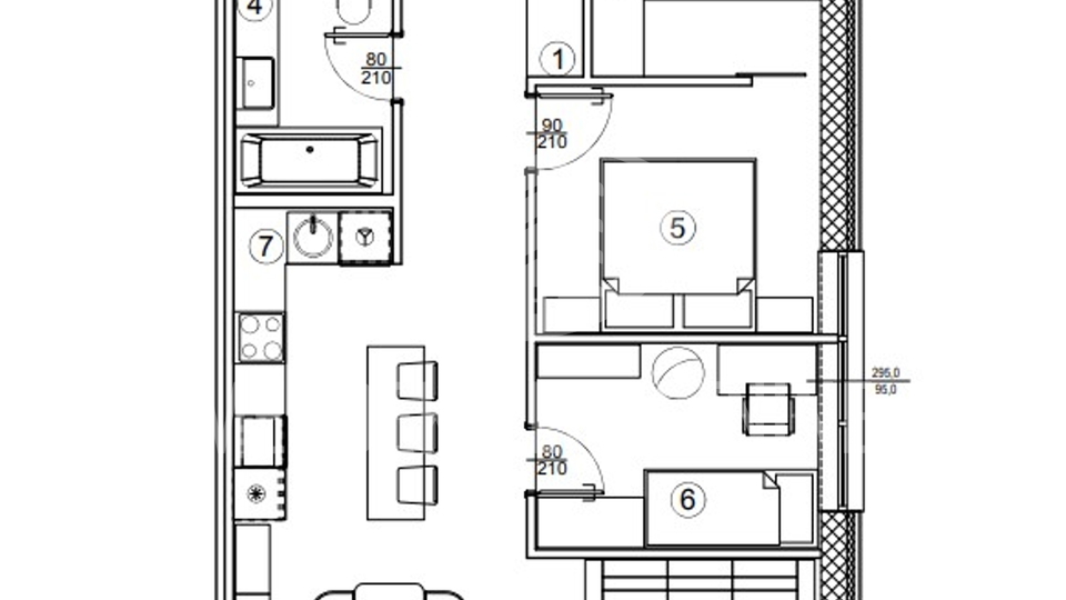 Apartment, 76 m2, For Sale, Varaždin - Centar