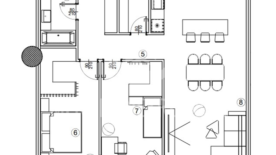 Wohnung&comma; 107 m2&comma; Verkauf&comma; Vara&zcaron;din - Centar