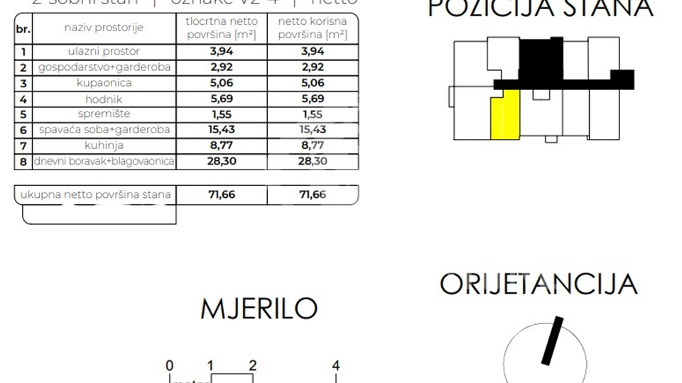 Wohnung&comma; 71 m2&comma; Verkauf&comma; Vara&zcaron;din - Centar