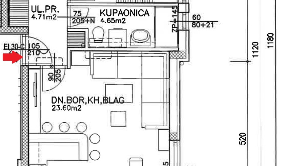 BEZ PROVIZIJE-USELJIVO  -  APARTMAN+PARKING+TERASA+DVORIŠTE !!!!