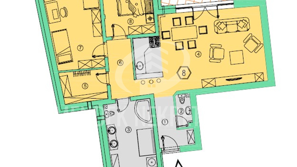 Appartamento, 103 m2, Vendita, Varaždin - Centar