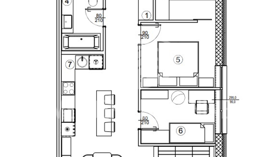 Appartamento, 103 m2, Vendita, Varaždin - Centar