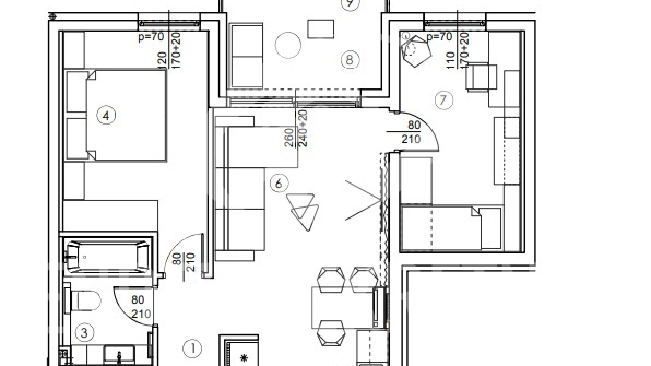 Apartment, 59 m2, For Sale, Varaždin - Jalkovečka