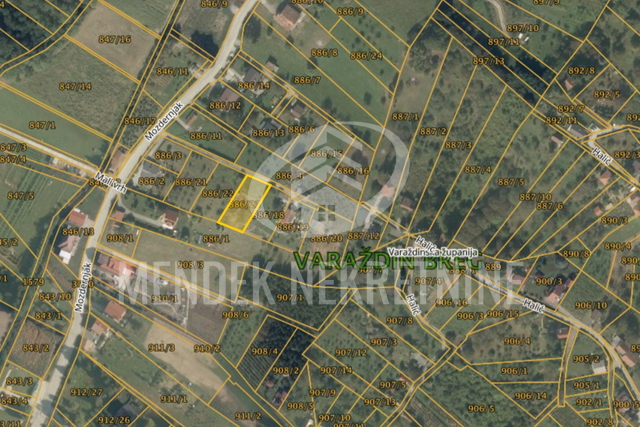 Zemljišče, 891 m2, Prodaja, Gornji Kneginec