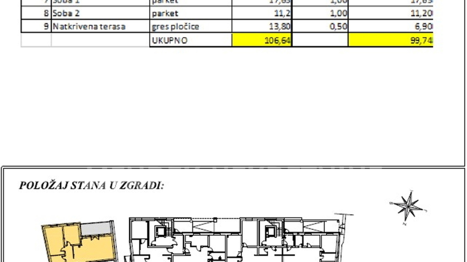 USELJIVO!  110,30 m2, prizemlje, natkriveno parkirno mjesto, Varaždin, centar, prodaja