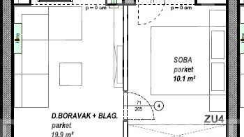 Apartment&comma; 54 m2&comma; For Sale&comma; &Ccaron;akovec - Globetka