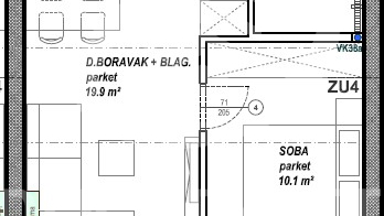Apartment&comma; 54 m2&comma; For Sale&comma; &Ccaron;akovec - Globetka