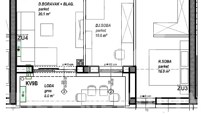 Apartment&comma; 74 m2&comma; For Sale&comma; &Ccaron;akovec - Globetka