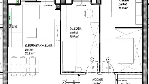 Apartment&comma; 74 m2&comma; For Sale&comma; &Ccaron;akovec - Globetka