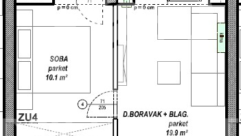 Apartment&comma; 59 m2&comma; For Sale&comma; &Ccaron;akovec - Globetka