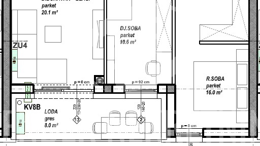 Apartment&comma; 74 m2&comma; For Sale&comma; &Ccaron;akovec - Globetka