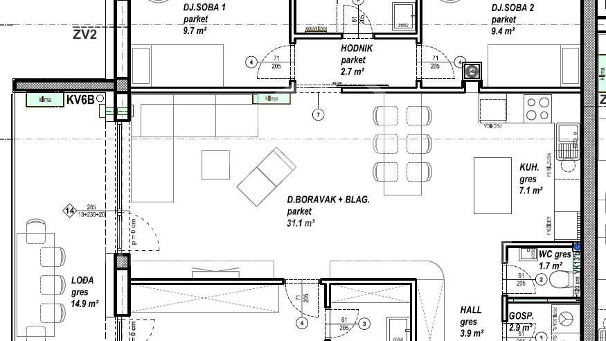 Novogradnja u pretprodaji &ndash; 4S STAN&comma; 1&period; kat&comma; 103&comma;78 m&sup2;&comma; Globetka&comma; &Ccaron;akovec