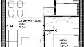 Apartment&comma; 56 m2&comma; For Sale&comma; &Ccaron;akovec - Globetka