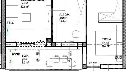 Wohnung&comma; 74 m2&comma; Verkauf&comma; &Ccaron;akovec - Globetka