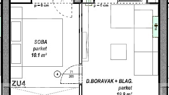 Wohnung&comma; 54 m2&comma; Verkauf&comma; &Ccaron;akovec - Globetka
