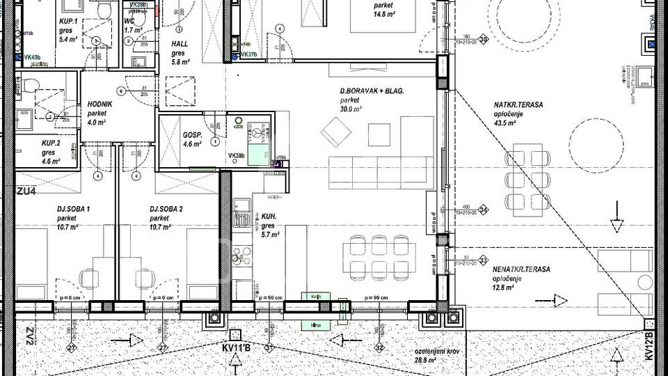 Apartment&comma; 142 m2&comma; For Sale&comma; &Ccaron;akovec - Globetka