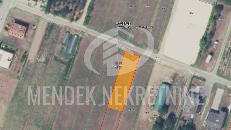 Grundst&uuml;ck&comma; 800 m2&comma; Verkauf&comma; Majerje