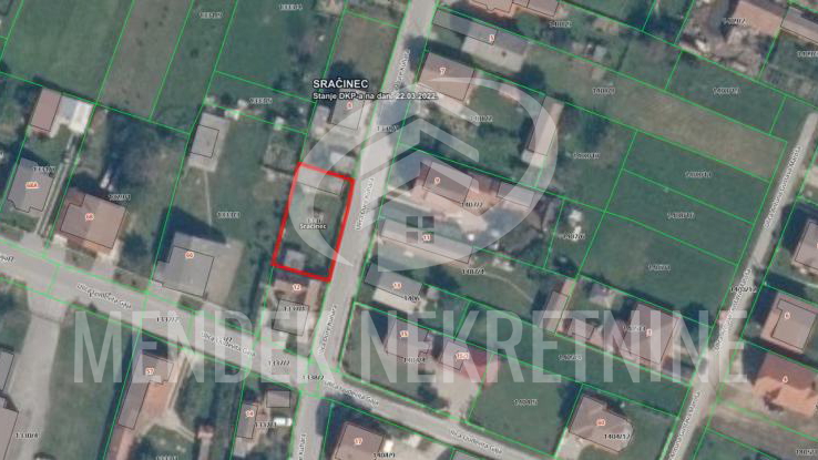 Gra&dstrok;evinsko zemlji&scaron;te&comma; Sra&ccaron;inec&comma; 450 m2