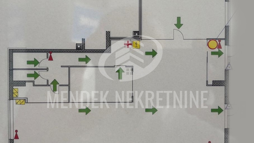 NAMJEŠTEN UREDSKI POSLOVNI PROSTOR 110 m2, VARAŽDIN