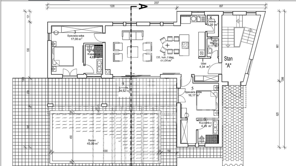 Holiday Apartment, 113 m2, For Sale, Medulin - Pomer