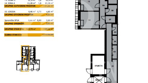 Appartamento, 139 m2, Vendita, Gornji Grad - Medveščak - Ribnjak