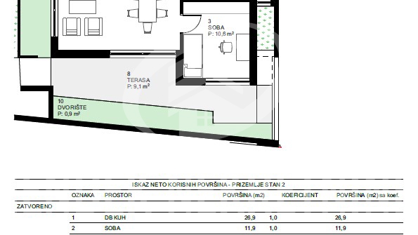 Appartamento&comma; 87 m2&comma; Vendita&comma; Vara&zcaron;din - Centar