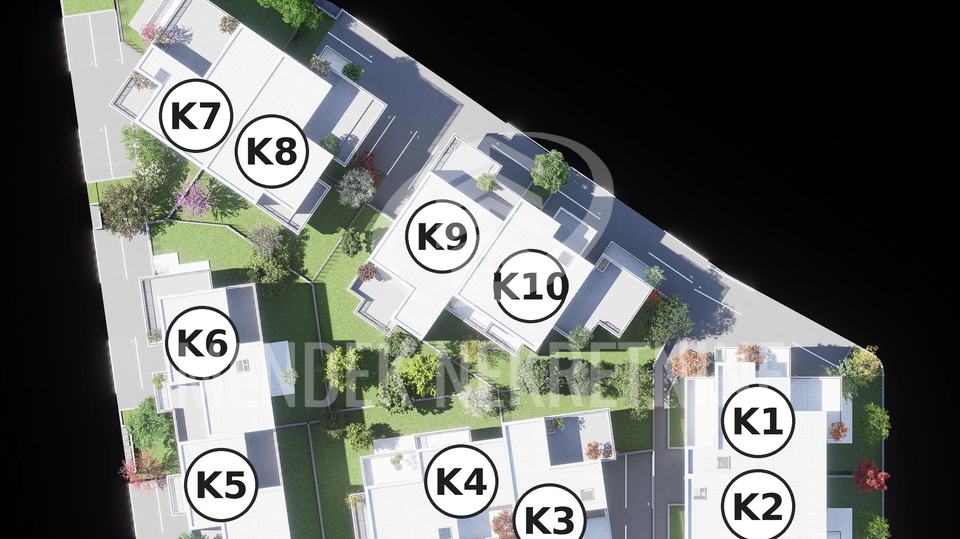 JARUNSKI VRTOVI &ndash; &ccaron;etverosoban stan 131 m&sup2; s vrtom od 134 m&sup2; uz jezero Jarun&comma; prizemlje&comma; novogradnja&comma; parking uklju&ccaron;en