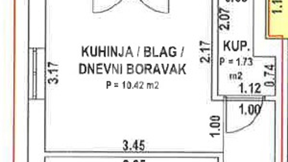 Appartamento, 24 m2, Vendita, Novalja - Stara Novalja