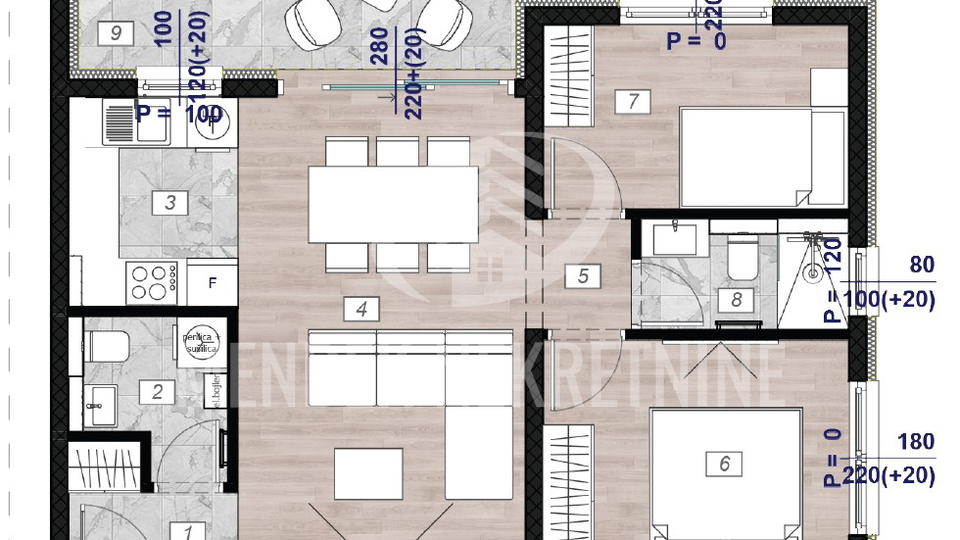 Holiday Apartment&comma; 61 m2&comma; For Sale&comma; Povljana