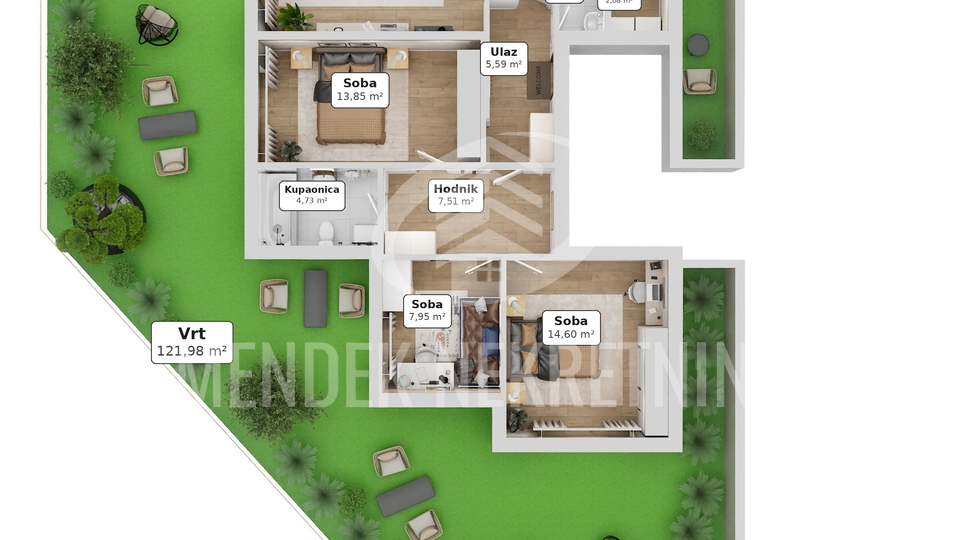 Stanovanje&comma; 130 m2&comma; Prodaja&comma; Tre&scaron;njevka - Jug - Jarun