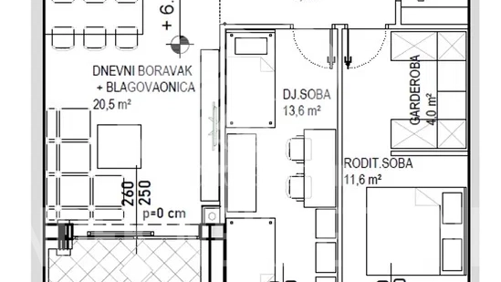 Appartamento, 85 m2, Vendita, Čakovec - Globetka