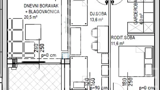 Wohnung, 86 m2, Verkauf, Čakovec - Globetka