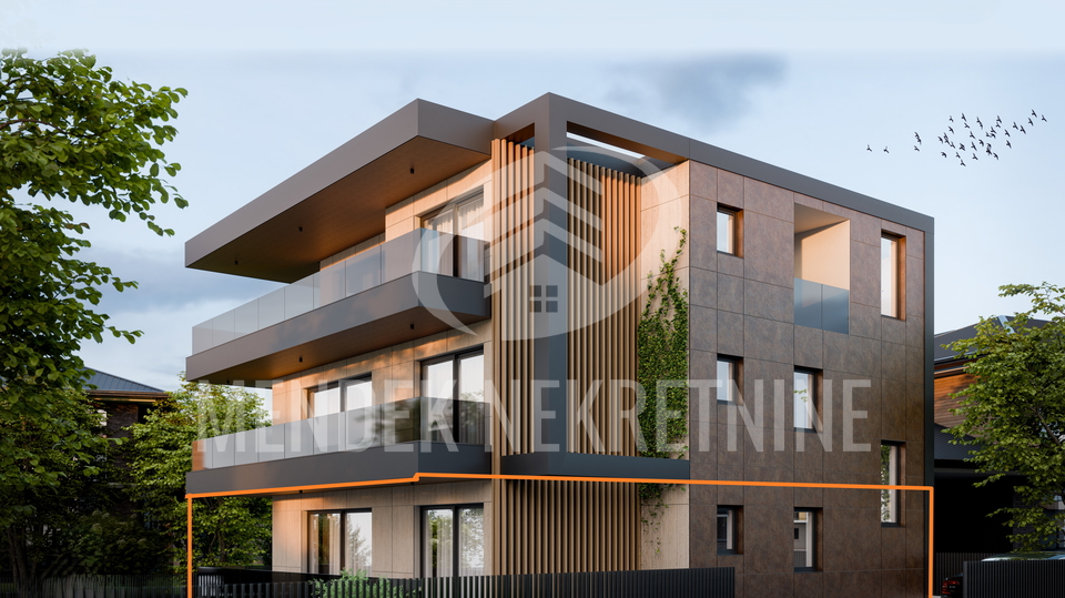 Boutique rezidencijalna zgrada sa tri stana&comma; stan prizemlje i 2 natkrivena parkirna mjesta
