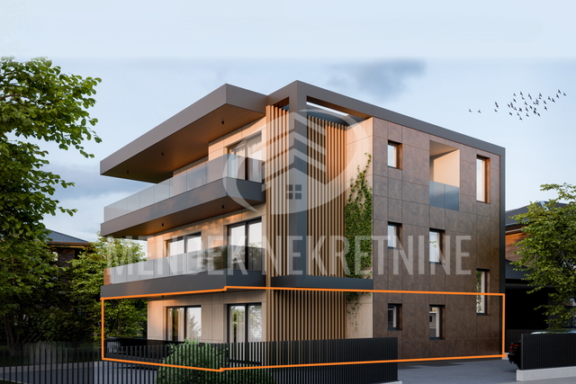 Boutique rezidencijalna zgrada sa tri stana, stan prizemlje i 2 natkrivena parkirna mjesta