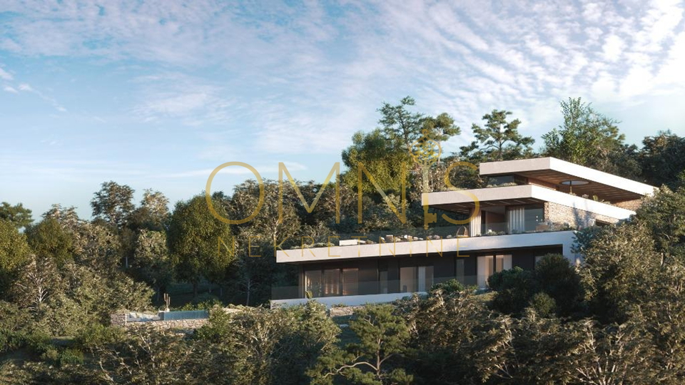 Hreljin, building land with a beautiful sea view!