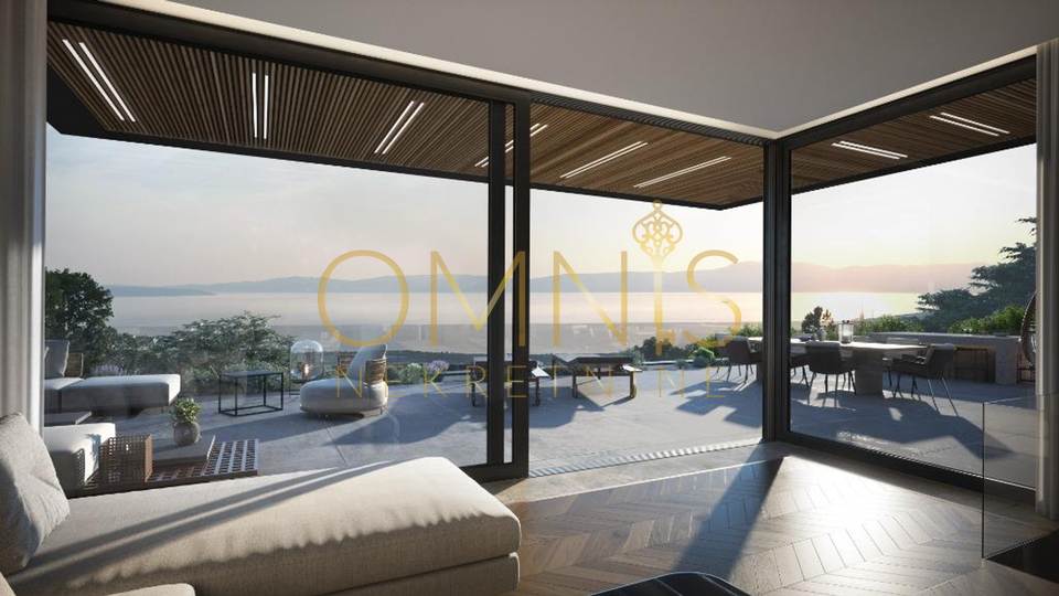 Hreljin, building land with a beautiful sea view!