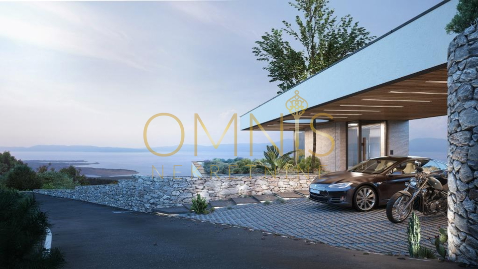 Hreljin, building land with a beautiful sea view!