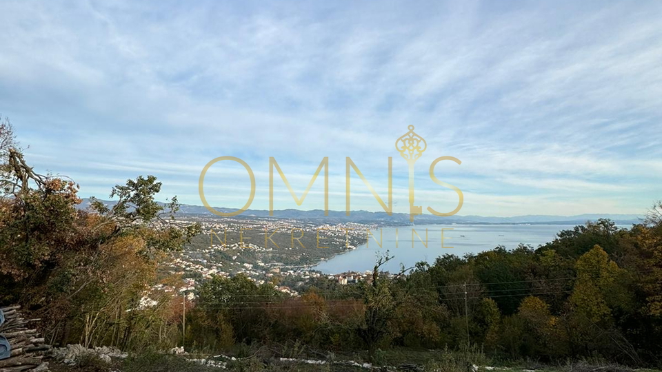Matulji, Bregi - građevinsko zemljište 5222m2, pogled na more!