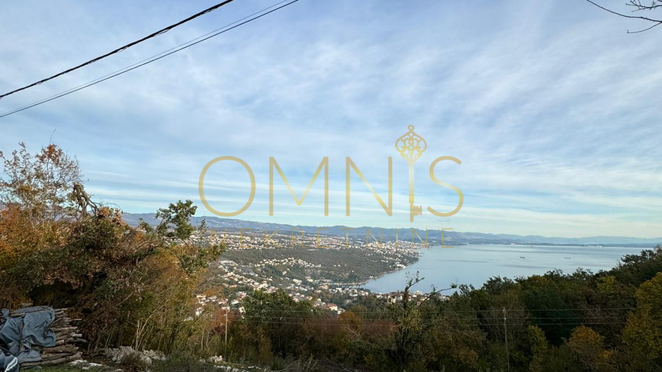 Matulji, Bregi - građevinsko zemljište 5222m2, pogled na more!