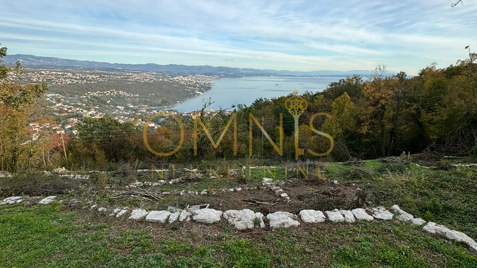 Matulji, Bregi - građevinsko zemljište 5222m2, pogled na more!