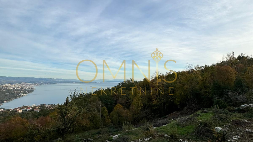Matulji, Bregi - građevinsko zemljište 5222m2, pogled na more!