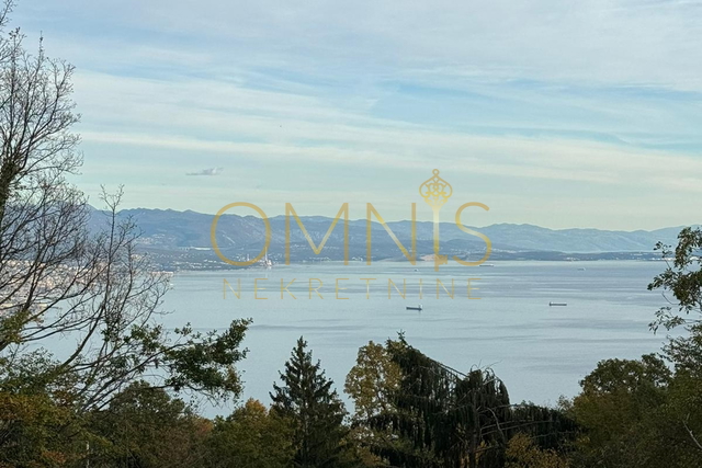 Matulji, Bregi - građevinsko zemljište 910m2, pogled na more!
