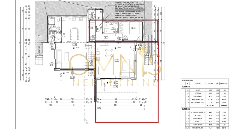 Luxury apartment with a pool and yard – 152 m² + 200 m² private outdoor space