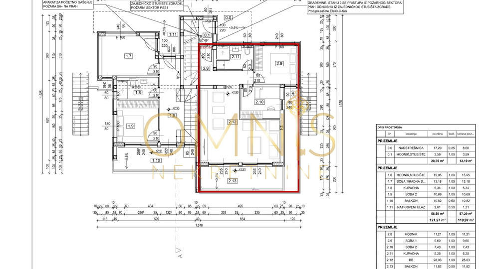 Luxury apartment with a pool and yard – 152 m² + 200 m² private outdoor space