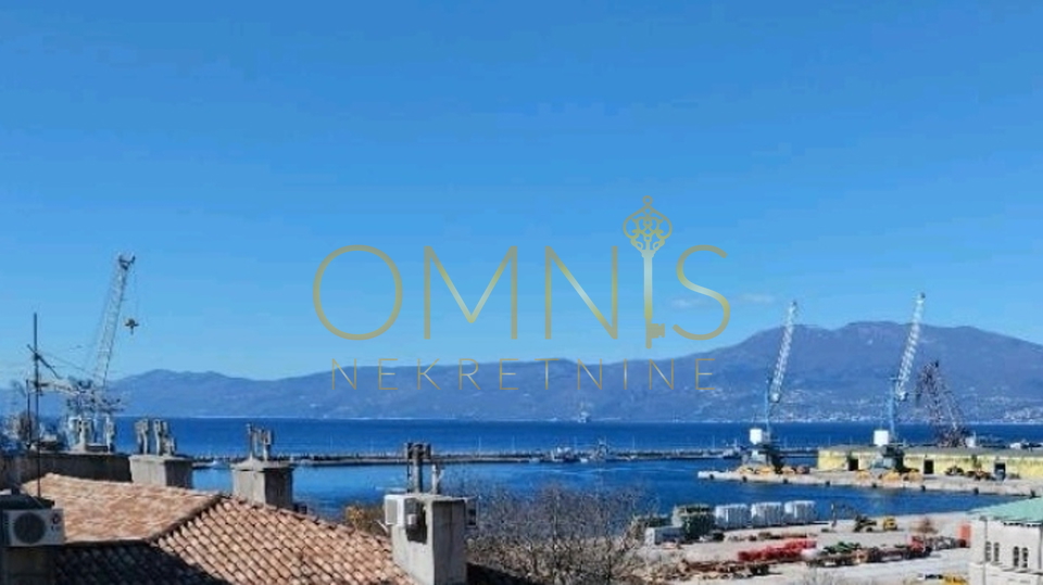 Rijeka, Centar -1Skl, pogled na more, najam!