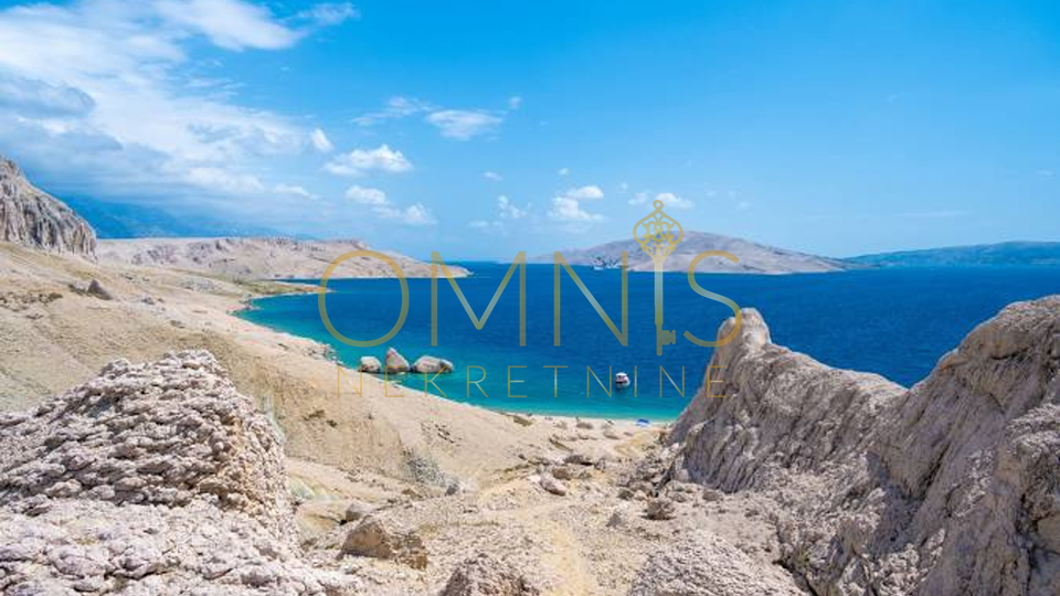 Pag, Metajna, apartman 42 m2, 1SKL s balkonom